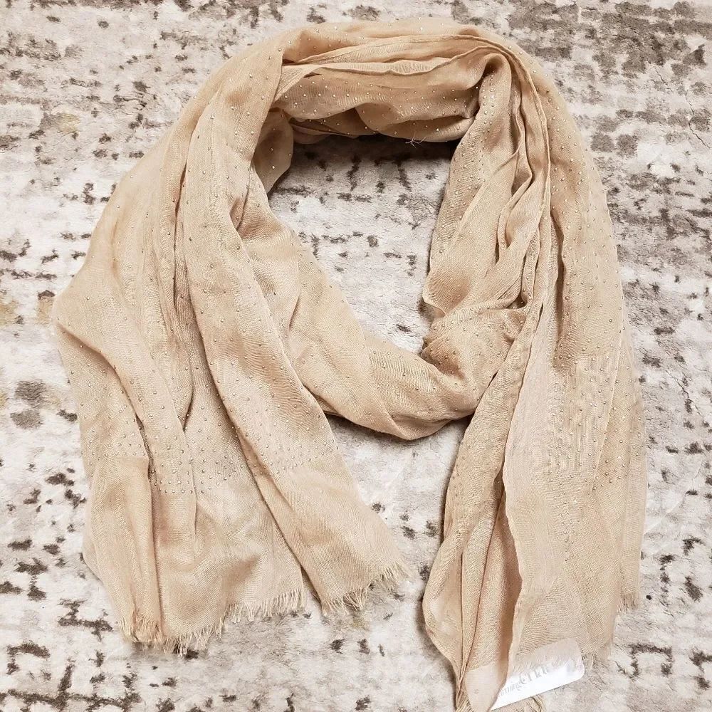 Charming Charlie brown light scarf
